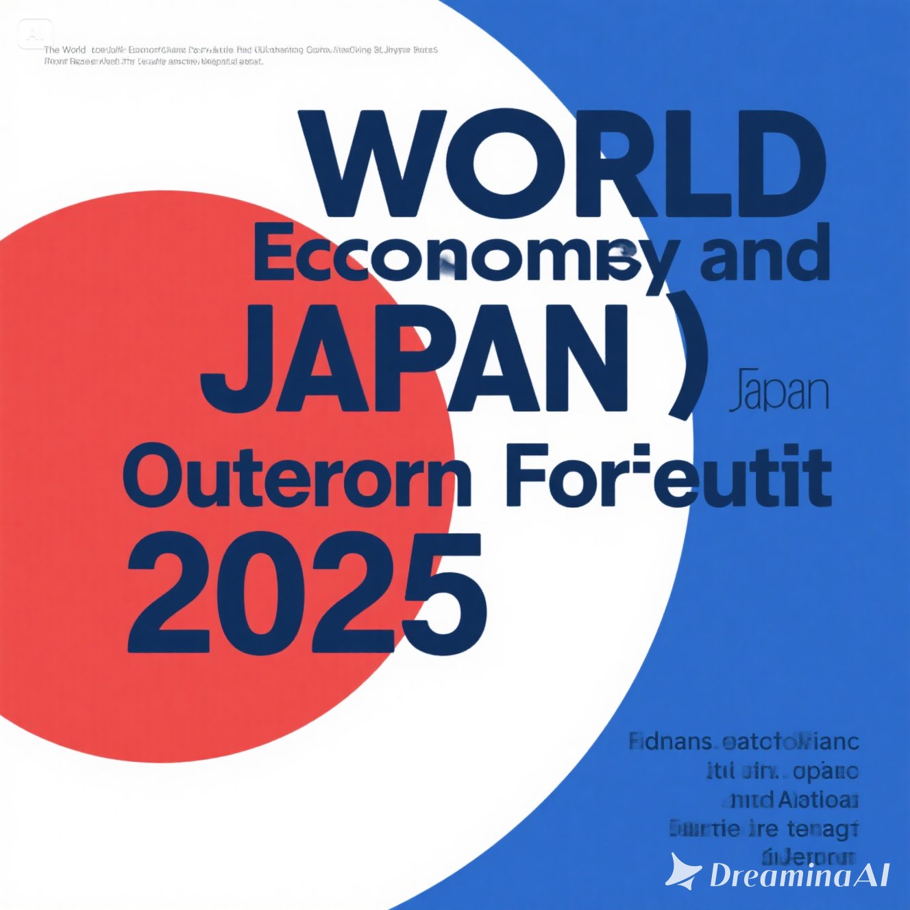 2025年の世界経済と日本を象徴する地球と日の丸、成長グラフのコラージュ