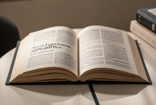 積立投資をイメージしたグラフとノート、電卓のある落ち着いたデスク風景。